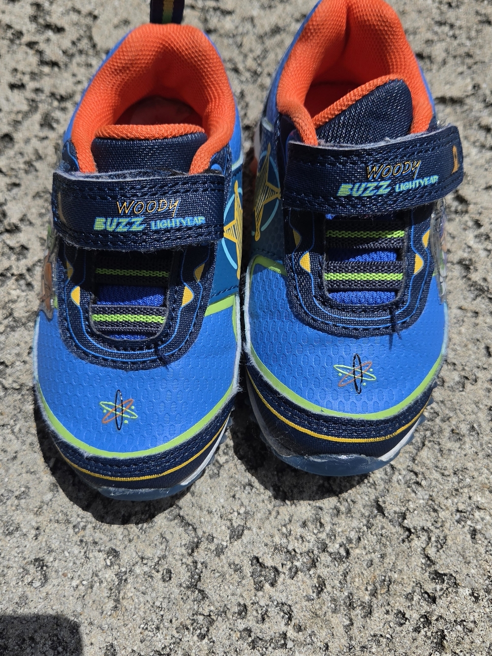 Toy Story Woody and Buzz Lightyear Kids Light Up Sneakers